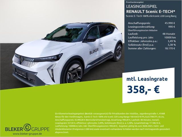 Renault Scenic E-Tech 100% ele Iconic 220 Long Range