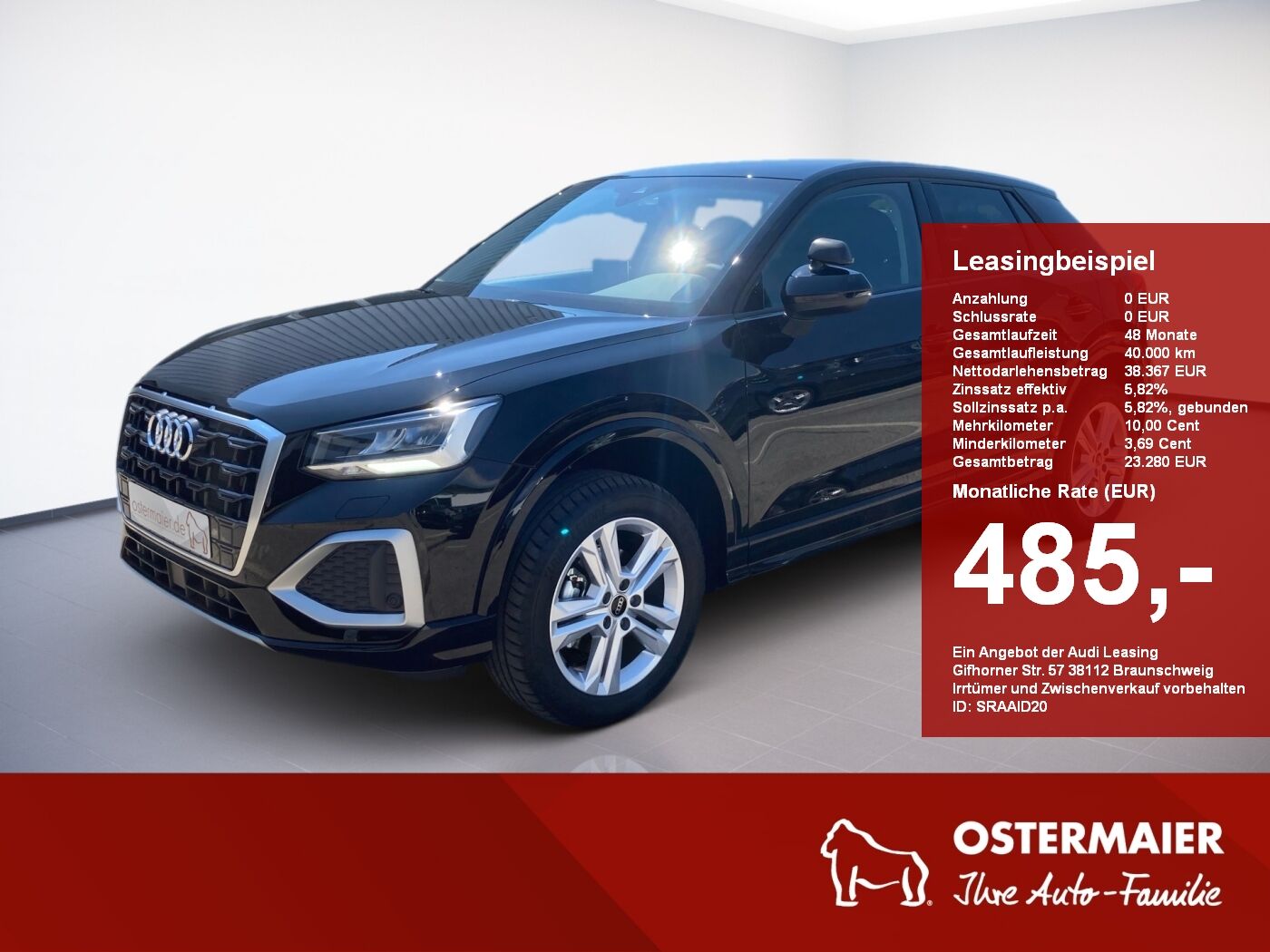 Audi Q2 advanced 30 TDI Fahrschulfahrzeug