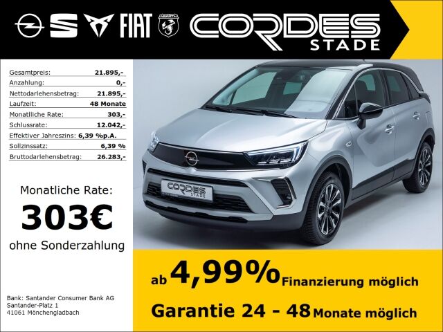 Opel Crossland Elegance 1.2 Turbo Allwetter Automatik
