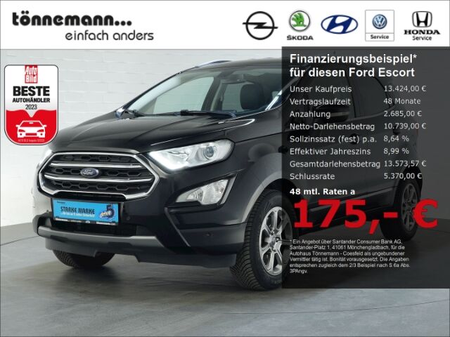 Ford Escort ECO BOOST TITANIUM+AHK+NAVI+SITZ- u LENKR