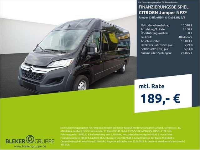 Citroen Jumper NFZ Jumper 33 BlueHDi 140 Club L3H2 S/S