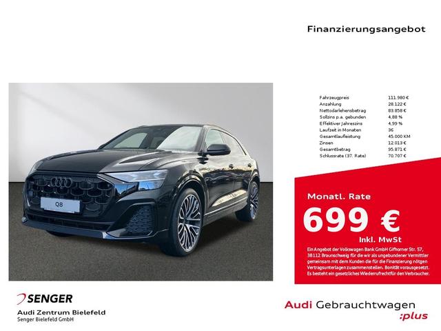 Audi Q8 SUV 50 TDI quattro Allradlenkung Matrix Navi