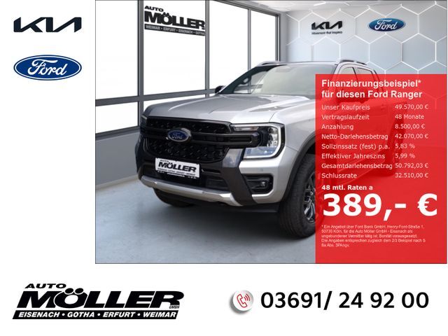Ford Ranger 2.0 A10 AWD DoKa Wildtrak AHK elektr.Rol