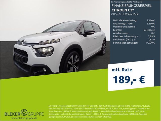 Citroen C3 PureTech 83 Shine Pack