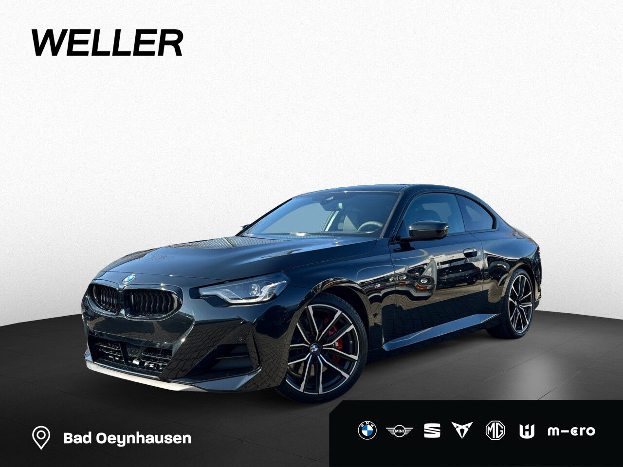 BMW 220i MPaket AdaLED DAB LiCoPro H&K IsoFix, Leasing