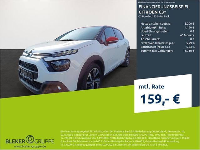 Citroen C3 PureTech 83 Shine Pack