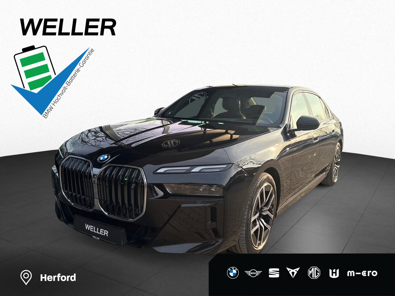 BMW i7 eDrive50 MSport DrAssPr PaAssPr HUD Bowers