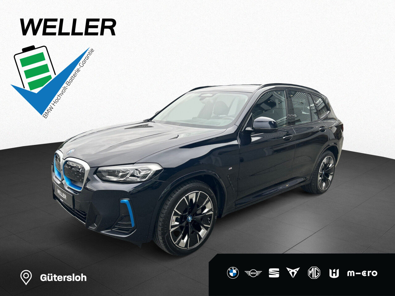 BMW iX3 M Sport Sportpaket Bluetooth HUD Navi LED PDC
