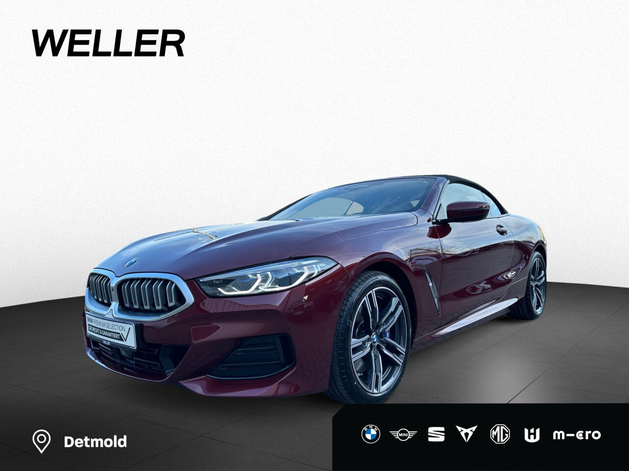 BMW 840i xDrive Cabrio M Sport HUD B/W 360°ACC Laser