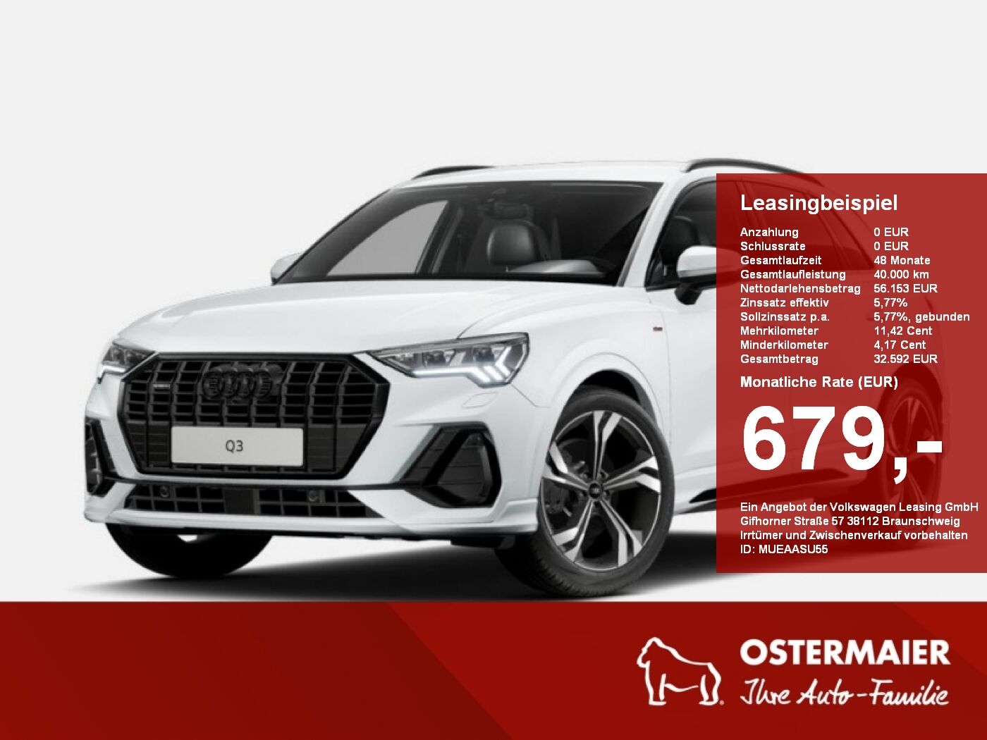 Audi Q3 S line 40 TDI quattro 193PS S tronic AHK, GRA