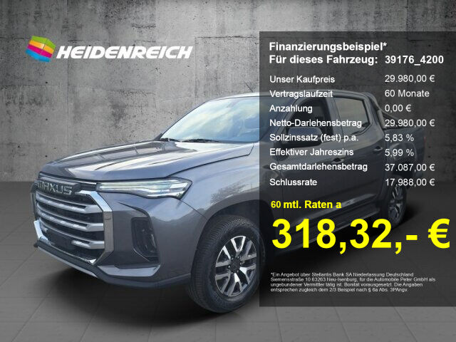 MAXUS T90 EV (89 kWh) Elite -Sofort Verfügbar-