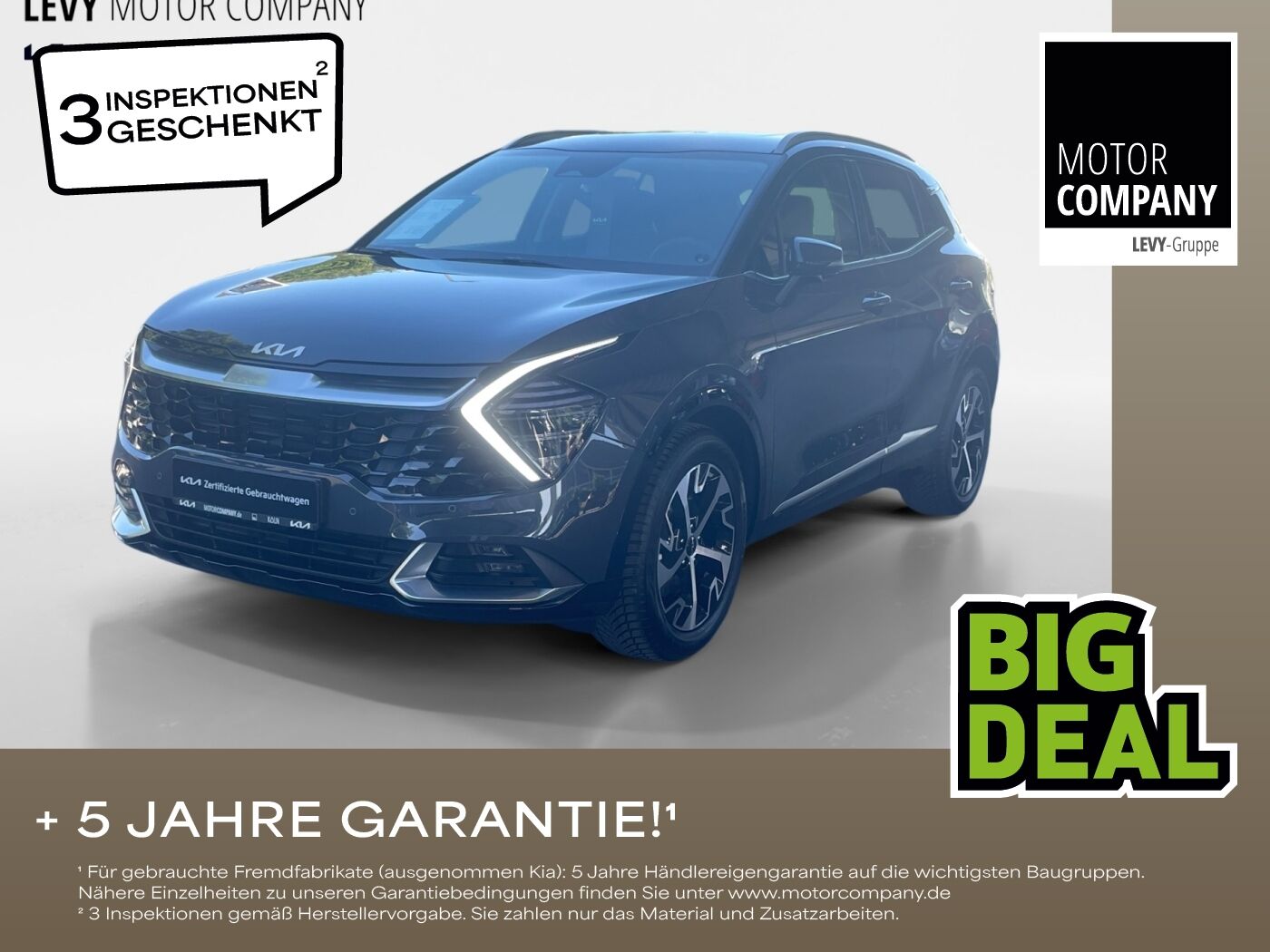 Kia Sportage 1.6 T-GDI Spirit FLA 4xSHZ SpurH LM