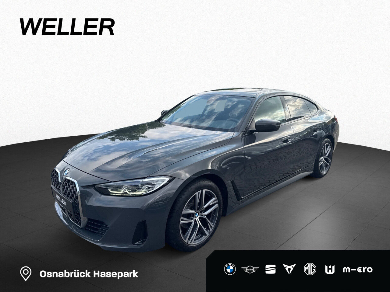BMW 420i Gran Coupe LicPro KAM Tempo DAB GSD Alarm LED