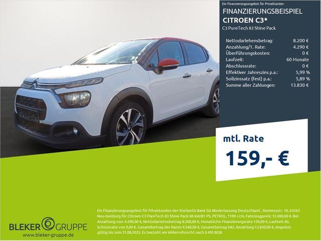 Citroen C3 PureTech 83 Shine Pack